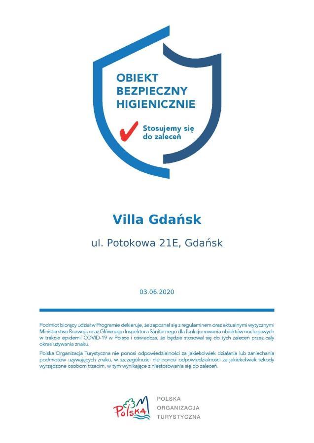 Villa Gdańsk Eksteriør bilde